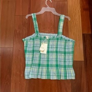FA SMOCKED TANK TOP
